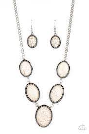 Be Adored Jewelry River Valley Radiance White Paparazzi Necklace