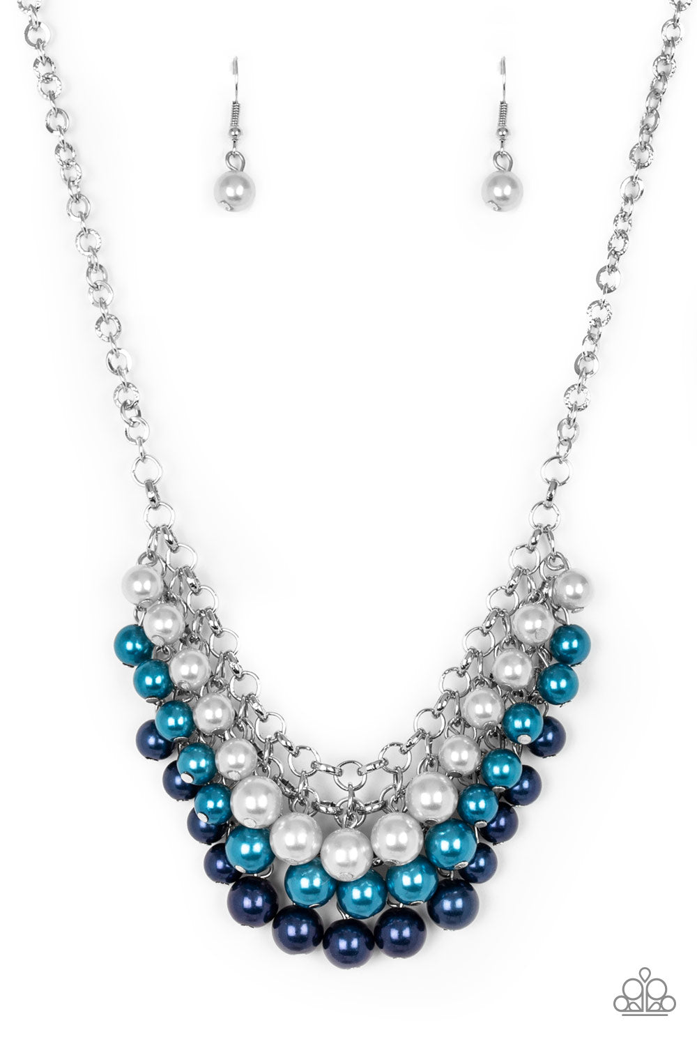 Paparazzi Accessories Run For The HEELS - Blue Necklace - Be Adored Jewelry