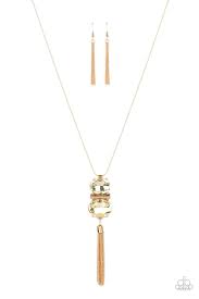 Be Adored Jewelry Runway Rival Yellow Paparazzi Necklace 
