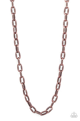 Be Adored Jewelry Rural Recruit Copper Paparazzi Necklace