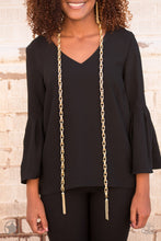 Load image into Gallery viewer, Paparazzi Accessories SCARFed for Attention - Gold Necklace Blockbuster - Be Adored Jewelry