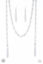 Load image into Gallery viewer, Paparazzi Accessories SCARFed for Attention - Silver Necklace Blockbuster - Be Adored Jewelry