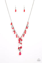 Load image into Gallery viewer, Paparazzi Accessories Sailboat Sunsets - Red Necklace - Be Adored Jewelry