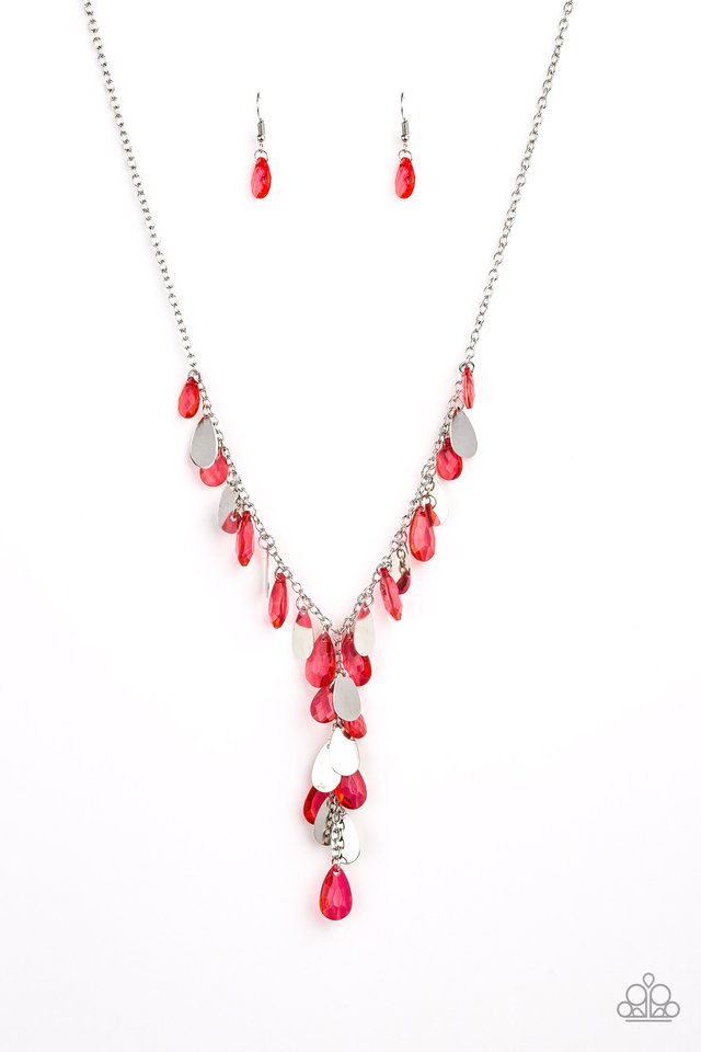 Paparazzi Accessories Sailboat Sunsets - Red Necklace - Be Adored Jewelry