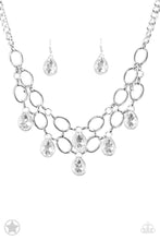 Load image into Gallery viewer, Paparazzi Accessories Show Stopping Shimmer - White Necklace Blockbuster - Be Adored Jewelry
