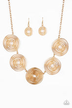 Load image into Gallery viewer, Paparazzi SOL-Mates - Gold Necklace - Be Adored Jewelry