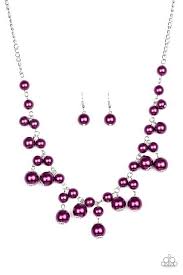 Be Adored Jewelry Soon To Be Mrs. Purple Paparazzi Necklace