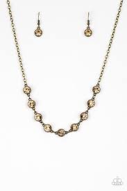 Be Adored Jewelry Starlit Socials Brass Paparazzi Necklace