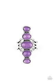 Be Adored Jewelry Stone Sublime Purple Paparazzi Ring 