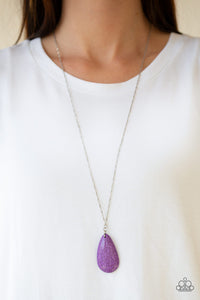 Paparazzi Stone River - Purple Necklace - Be Adored Jewelry