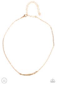 Be Adored Jewelry Taking It Easy Gold Paparazzi Choker