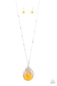 Be Adored Jewelry Tangled Gardens Yellow Paparazzi Necklace 