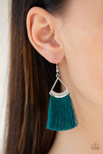 Load image into Gallery viewer, Paparazzi Accessories Tassel Tuesdays - Blue Earring - Be Adored Jewelry