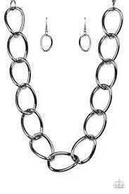 Be Adored Jewelry The Challenger Black Paparazzi Necklace