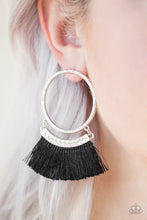 Load image into Gallery viewer, Paparazzi Accessories This is Sparta - Black Earring - Be Adored Jewelry