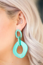 Load image into Gallery viewer, Paparazzi Accessories Torrid Tropicana - Blue Earring - Be Adored Jewelry