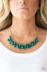 Be Adored Jewelry Tour de Trendsetter Green Paparazzi Necklace