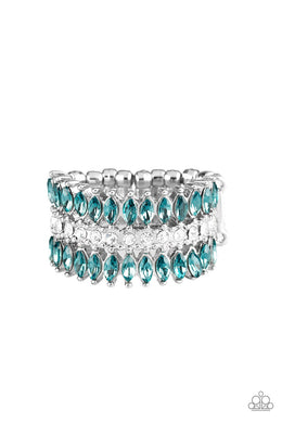 Paparazzi Accessories Treasury Fund - Blue Ring - Be Adored Jewelry