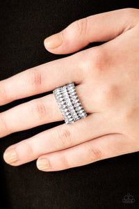 Paparazzi Accessories Treasury Fund White Ring - Be Adored Jewelry