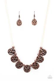 Be Adored Jewelry Turn Me Loose Copper Paparazzi Necklace 