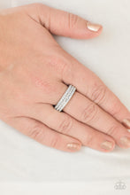 Load image into Gallery viewer, Paparazzi Accessories Turn the other CHIC - White Ring - Be Adored Jewelry