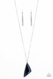 Be Adored Jewelry Ultra Sharp Blue Paparazzi Necklace