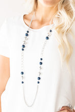 Load image into Gallery viewer, Paparazzi Accessories Uptown Talker - Blue Necklace - Be Adored Jewelry