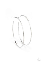 Load image into Gallery viewer, Be Adored Jewelry Very Curvaceous silver Paparazzi Hoop Earring