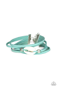 Paparazzi Vitamin SEA - Blue Urban Bracelet - Be Adored Jewelry