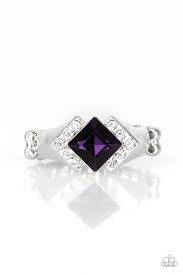 Be  Adored Jewelry Wallstreet Winner Purple Paparazzi Ring
