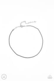 Be Adored Jewelry When It CHROME Silver Paparazzi Necklace