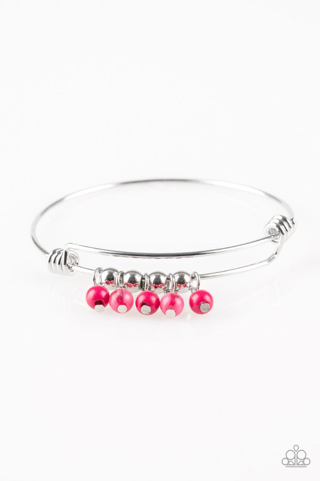Paparazzi All Roads Lead To ROAM - Pink Bracelet - Be Adored Jewelry