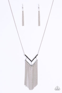 Paparazzi Alpha Glam - Black Necklace - Be Adored Jewelry
