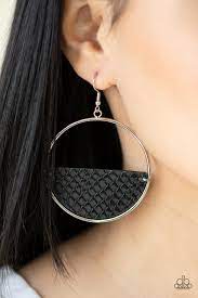 Be Adored Jewelry Animal Aesthetic Black Paparazzi Earring