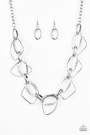 Very Avant-Garde - Paparazzi Silver Necklace - Be Adored Jewelry