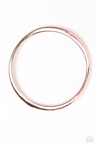 Paparazzi Awesomely Asymmetrical - Rose Gold Bracelet - Be Adored Jewelry
