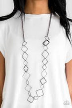 Load image into Gallery viewer, Backed Into A Corner - Paparazzi Black Necklace - Be Adored Jewelry