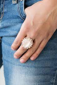 Be Adored Jewelry BAROQUE the Spell Rose Gold Paparazzi Ring