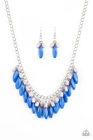Bead Binge Paparazzi Blue Necklace - Be Adored Jewelry
