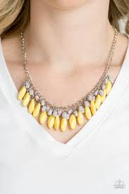 Bead Binge Paparazzi Yellow Necklace - Be Adored Jewelry