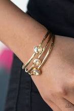Load image into Gallery viewer, Be Adored Jewelry Be All You Can BEDAZZLE - Gold Paparazzi Bracelet 