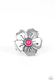 Be Adored Jewelry Boho Blossom Pink Paparazzi Ring 