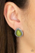 Load image into Gallery viewer, Be Adored Jewelry Boldly Beaded Green Paparazzi Earring