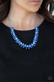 BRAGs To Riches - Paparazzi Blue Necklace - Be Adored Jewelry