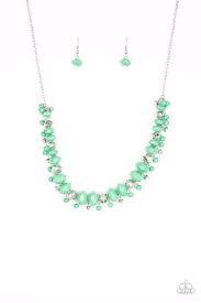 BRAGs To Riches - Paparazzi Green Necklace - Be Adored Jewelry