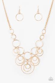 Break The Cycle - Paparazzi Gold Necklace - Be Adored Jewelry