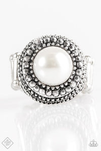 Paparazzi Bronx Beauty - White Ring - Be Adored Jewelry