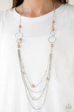 Load image into Gallery viewer, Bubbly Bright - Paparazzi Brown Necklace - Be Adored Jewelry