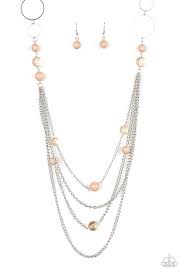 Bubbly Bright - Paparazzi Brown Necklace - Be Adored Jewelry