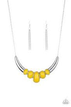 Load image into Gallery viewer, Be Adored Jewelry A BULL House Paparazzi Yellow Necklace